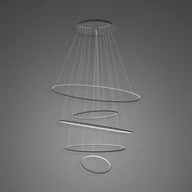 Lampy sufitowe - Altavola Design Lampa wisząca Lampa wisząca Ledowe okręgi No.5 150 cm 3k czarna ściemnialna LA085/P_150_in_3k_black_dimm - miniaturka - grafika 1