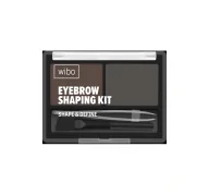 Akcesoria i kosmetyki do stylizacji brwi - Wibo Shape & Define zestaw do makijażu brwi 5 Black Brown - miniaturka - grafika 1