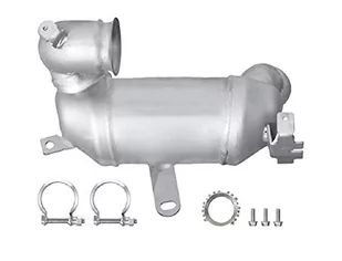 HELLA 8LE 366 052-641 katalizator wstępny, Easy2Fit, Euro 4, z przodu, jednoczęściowy, zestaw z elementami montażowymi - Układ wydechowy - akcesoria - miniaturka - grafika 1