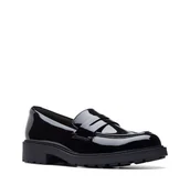 Półbuty damskie - Clarks Orinoco 2 Penny [black patent leather] - rozmiar 36 - miniaturka - grafika 1