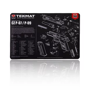TekMat - Mata do czyszczenia broni CZ P-07 / P-09 - TEK-R17-CZP07 - Konserwacja broni - miniaturka - grafika 1