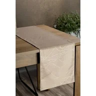 Obrusy i serwetki - Bieżnik dekoracyjny Velvet Blink 35 x 180 cm beżowy - miniaturka - grafika 1
