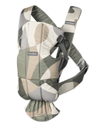 Nosidełka dla dzieci - Babybjorn Nosidełko Mini Cotton Khaki/Green - miniaturka - grafika 1