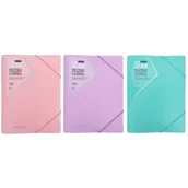 Teczki i skoroszyty - Astra Teczka z gumką PP pastel mix - miniaturka - grafika 1