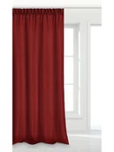 Zasłony - Zasłona 140 x 175 Dekoracyjna Taśma Viva Czerwony - miniaturka - grafika 1