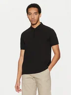 Koszulki męskie - Calvin Klein Polo K10K114128 Czarny Regular Fit - miniaturka - grafika 1