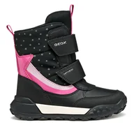 Buty dla dziewczynek - Śniegowce Geox J Trekkyup B Ab J56M7A 0MNBC C0922 M Czarny - miniaturka - grafika 1