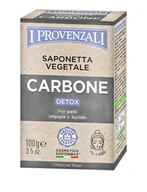 Mydła - I Provenzali, Naturalne mydło aktywny węgiel, 100g - miniaturka - grafika 1