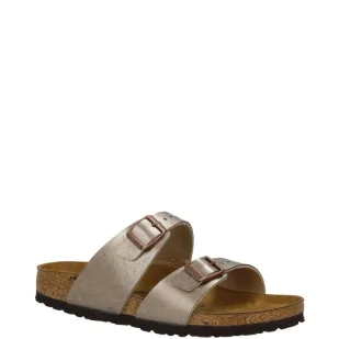 Birkenstock Klapki Sydney BF | z dodatkiem skóry - Klapki i japonki damskie - miniaturka - grafika 1