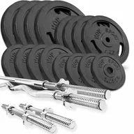Pozostały sprzęt siłowy - Hop-Sport Zestaw obciążeń Strong 97 kg - miniaturka - grafika 1