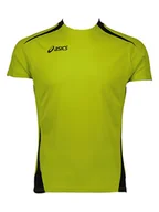 Koszulki sportowe męskie - asics Koszulka funkcyjna w kolorze zielonym - miniaturka - grafika 1