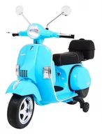 Pojazdy elektryczne dla dzieci - RAMIZ Skuter Vespa  niebieski - miniaturka - grafika 1