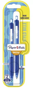 Paper Mate Długopis zamykany Inkjoy 300RT niebieski 2 szt. - Długopisy - miniaturka - grafika 1