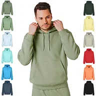 Bluzy męskie - Ript Essentials by Ript Performance RCSWT763 męska bluza z kapturem miękka w dotyku bluza z kapturem, khaki, XL - miniaturka - grafika 1