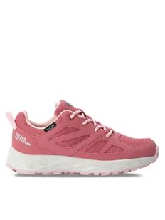Jack Wolfskin Trekkingi Woodland 2 Texapore Low 4059811 Różowy - Buty trekkingowe dziecięce - miniaturka - grafika 1