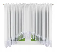 Firany - Firana Gotowa Ryga 400x180 WOAL Cyrkonia - miniaturka - grafika 1