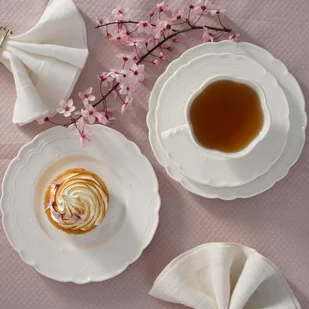 Zestaw do herbaty porcelanowy na 6 osób TIFFANY Floral - Serwisy do kawy i herbaty - miniaturka - grafika 1