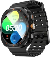 Smartwatch - Hoco Y37 Czarny - miniaturka - grafika 1