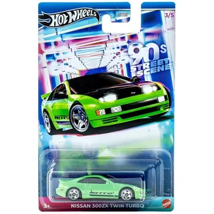 Hot Wheels Automotive Samochodzik 90's Street Sport Nissan 300ZX Twin Turbo / JCB59 - Samochody i pojazdy dla dzieci - miniaturka - grafika 1