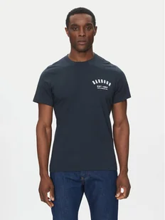 Barbour T-Shirt Preppy MTS0502NY31 Granatowy Tailored Fit - Koszulki męskie - miniaturka - grafika 1