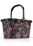 Torby i wózki na zakupy - Koszyk na zakupy plażę Reisenthel Carrybag - frame paisley black - miniaturka - grafika 1