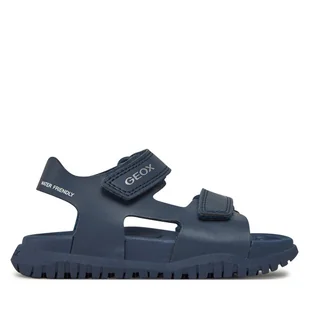 Sandały Geox J Sandal Fusbetto Bo J45HMA 000BC C4002 M Granatowy - Buty dla chłopców - miniaturka - grafika 1