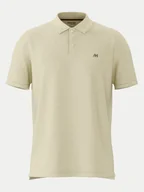 Koszulki męskie - Selected Homme Polo 16087839 Beżowy Regular Fit - miniaturka - grafika 1