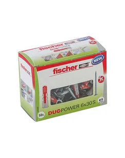 Fischer Kołek uniwersalny Duopower 6 x 30 z wkrętem 50 szt. 535459 - Kołki - miniaturka - grafika 2
