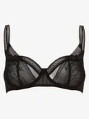 Biustonosze - Passionata - Damski biustonosz z fiszbinami Maddie, czarny - miniaturka - grafika 1