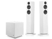 Głośniki i kolumny - Audio Pro A38 + SW-5 (biały) - miniaturka - grafika 1