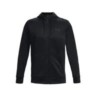 Bluzy męskie - UA ARMOUR FLEECE FZ HOODIE - miniaturka - grafika 1