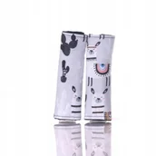 Akcesoria do fotelików - Nakładki Osłony Pokrowce Na Pasy Dwustronne Lamy - miniaturka - grafika 1