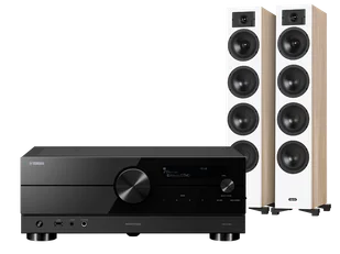 Yamaha MusicCast RX-A2A (czarny) + Diva 6 (dąb) - Zestawy stereo - miniaturka - grafika 1