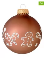 Bombki - Krebs Glas Lauscha Bombki (4 szt.) w kolorze jasnobrązowym - Ø 7 cm - miniaturka - grafika 1