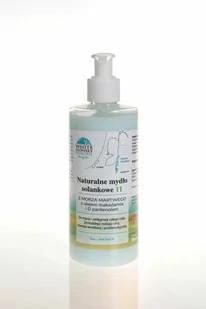 Naturalne mydło solankowe 11 w płynie z Morza Martwego z olejkiem makadamia i D pantenolem, 300ml - Mydła - miniaturka - grafika 1