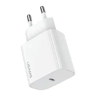 Ładowarki do telefonów - USAMS Ład. siec. 1xUSB-C T65 PD20W (only head) PD Fast Charging biały/white CC226TC01 (US-CC226) - miniaturka - grafika 1