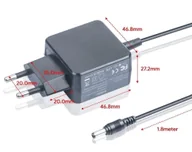 Adaptery i przejściówki - CoreParts MBA1397 adapter zasilający/ inwentor Wewnętrzna 10 W Czarny - miniaturka - grafika 1