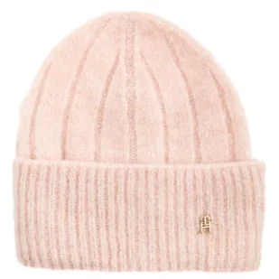 Czapka TH Timeless Beanie AW0AW16630 TQ6 (TH1181-b) Tommy Hilfiger - Czapki damskie - miniaturka - grafika 1