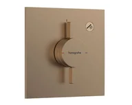 Baterie wannowe i prysznicowe - Hansgrohe DuoTurn E - Bateria prysznicowa podtynkowa, brąz szczotkowany 75617140 - miniaturka - grafika 1