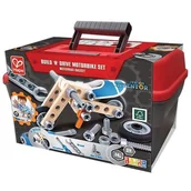 Mały naukowiec - Zabawka drewniana HAPE, Zestaw motocyklowy E3037A - miniaturka - grafika 1