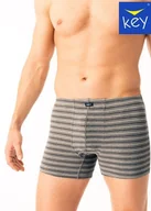 Majtki męskie - SZORTY KEY MXH-311 B25 BR (kolor brąz, rozmiar XXL) - miniaturka - grafika 1