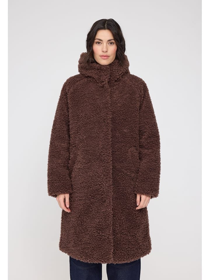 MAZINE Płaszcz przejściowy w kolorze brązowym