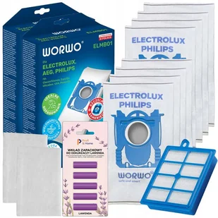 8x Worki do odkurzacza Electrolux Elektrolux Philips + Filtr Hepa + Zapach - Worki do odkurzaczy 8x Worki do odkurzacza Electrolux Elektrolux Philips + Filtr Hepa + Zapach - Worki do odkurzaczy - miniaturka - grafika 1
