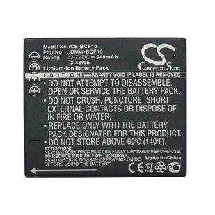 Cameron Sino Panasonic DMW-BCF10E 940mAh 3.48Wh Li-Ion 3.7V () GC-BDC134 - Akumulatory do aparatów dedykowane - miniaturka - grafika 1