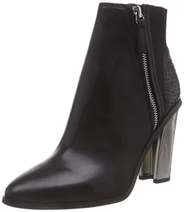 ALDO Saresen damskie kozaki z krótką cholewką, czarny - Czarny Black Leather 97-40 EU - Kozaki damskie - miniaturka - grafika 1