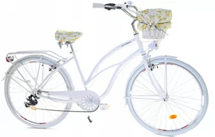 Dallas Bike Cruiser 7Spd Alu 28 cali Damski Biały - Rowery - miniaturka - grafika 1