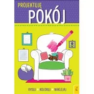 Kolorowanki, wyklejanki - Wydawnictwo Wilga Projektuję. Pokój - miniaturka - grafika 1