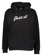 Bluzy damskie - Puma Bluza "Essentials+" w kolorze czarnym - miniaturka - grafika 1