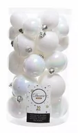 Bombki - Bombki choinkowe nietłukące białe zestaw 30 szt. - miniaturka - grafika 1