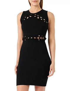 Pinko Onyx Sukienka Rib and Loop Casual, Z99_Czarny, Limouzyna, XS Kobiety, Z99_czarna Limuzyna, XS - Sukienki - miniaturka - grafika 1